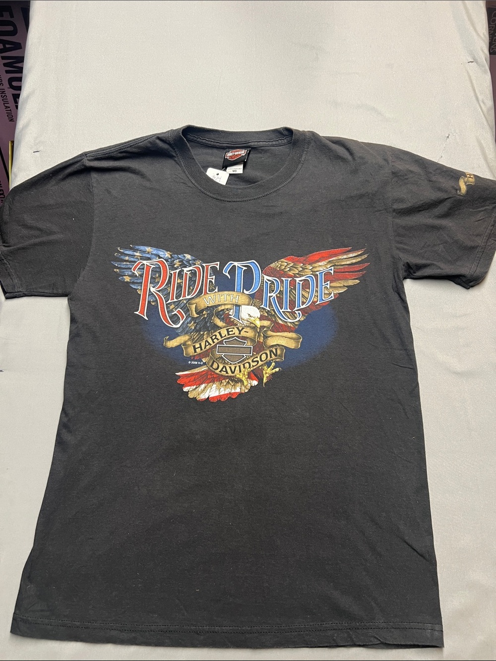 Harley-Davidson Black Ride With Pride Graphic Tee